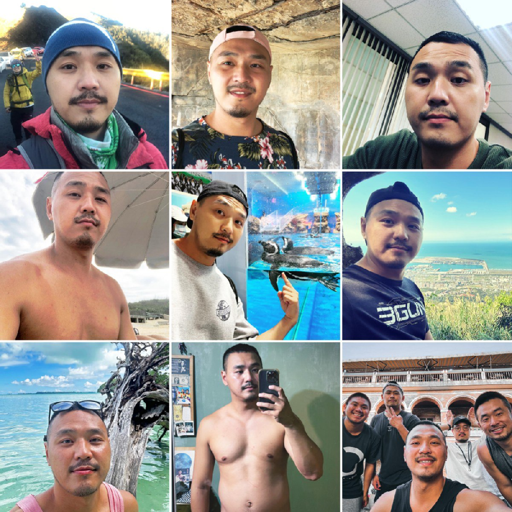 （编号pk49）  #台湾 男子 日常 生活 自拍 聚会 旅游 2621张照片163视频 带博主ig  后期可更新