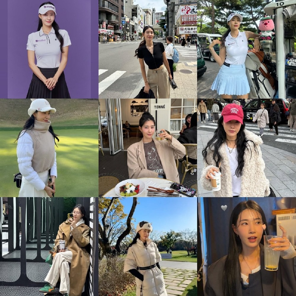 编号XH394 生活日常🌟🌟🌟🌟 #韩国  高尔夫  少妇   比较真实的户外逛街氛围  生活场景丰富 生活日常 旅游 风景 照片1657张  视屏326个 （带IG）